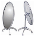Immagine di Specchio classico in acciaio cromato